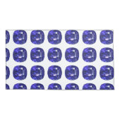 Blauw patroon kussensloop (Achterkant-Links)