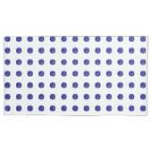 Blauw patroon kussensloop (Voorkant-Links)