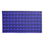 Blauw patroon kussensloop (Achterkant-Rechts)