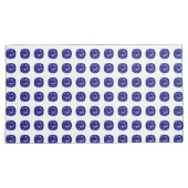 Blauw patroon kussensloop (Voorkant-Rechts)