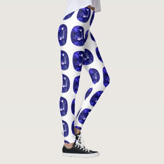 Blauw patroon leggings (Rechts)
