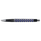 Blauw patroon pen (Voorkant)