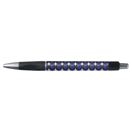 Blauw patroon pen (Voorkant)