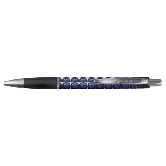 Blauw patroon pen (Achterkant)