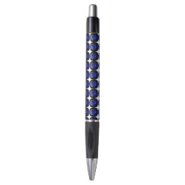 Blauw patroon pen