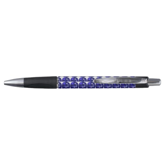 Blauw patroon pen (Achterkant)