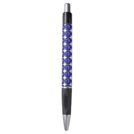 Blauw patroon pen