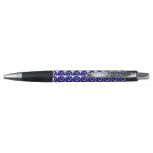 Blauw patroon pen (Achterkant)