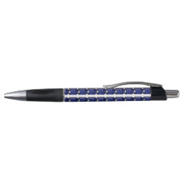 Blauw patroon pen