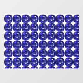 Blauw patroon raamsticker