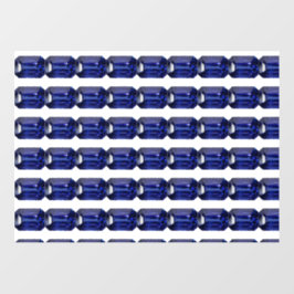 Blauw patroon raamsticker