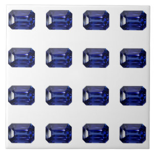 Blauw patroon tegeltje