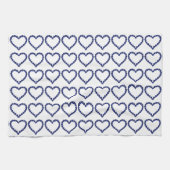 Blauw patroon theedoek (Horizontaal)