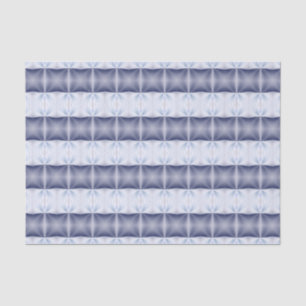 Blauw patroon tissuepapier