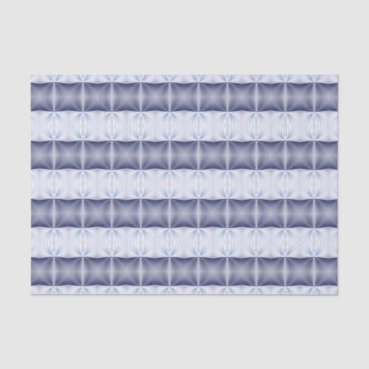 Blauw patroon tissuepapier (Voorkant)