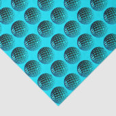 Blauw patroon tissuepapier (Detail)