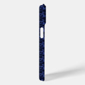 Blauw patroon van fietsen Case-Mate iPhone case (Achterkant / Rechts)