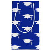 Blauw patroon van gradatiekapten - Afstuderen Klein Cadeauzakje (Voorkant)