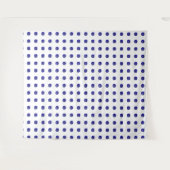 Blauw patroon wandkleed (Voorkant (horizontaal))