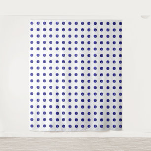 Blauw patroon wandkleed