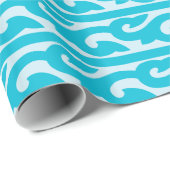 Blauw patroonpapier cadeaupapier (Rol Hoek)