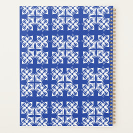 Blauw pattereerde Classic Planner