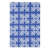 Blauw pattereerde Classic Planner Mini Klembord (Achterkant)
