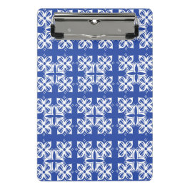 Blauw pattereerde Classic Planner Mini Klembord