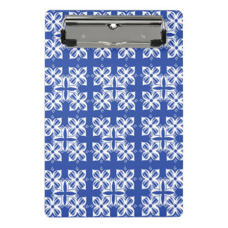 Blauw pattereerde Classic Planner Mini Klembord