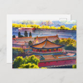 Blauw paviljoen, Verboden stad Briefkaart (Voorkant / Achterkant)