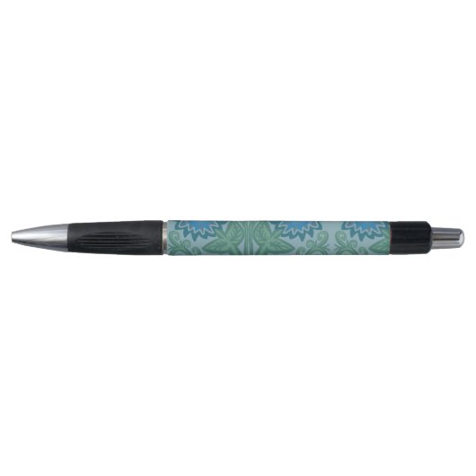blauw penpatroon pen (Voorkant)