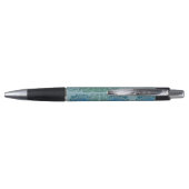 blauw penpatroon pen (Achterkant)
