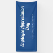 Blauw Personeels Waarderingsevenement Spandoek (Verticaal)