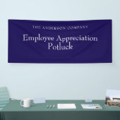 Blauw Personeels Waarderingsevenement  Spandoek (Beurs)