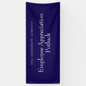 Blauw Personeels Waarderingsevenement  Spandoek (Verticaal)