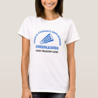 Blauw Persoonlijk Cheerleader T-shirt voor Vrouwen