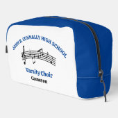 Blauw Persoonlijk High School Koor Toilettasje (Rechterhoek)