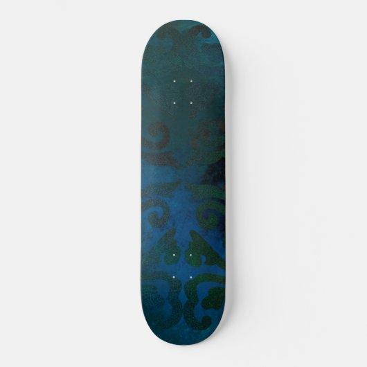 blauw persoonlijk skateboard (Voorkant)