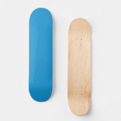 Blauw Persoonlijk Skateboard (Voorkant)