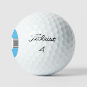 Blauw Persoonlijke Golfbal (3) HAMbWG Golfballen (Logo)