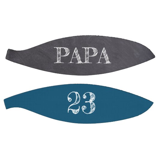 Blauw persoonlijke PAPA Ball Player-fevegetal pa Basketbal (Panelen)