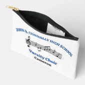 Blauw Persoonlijke Zangkoor Middelbare School Etui (Open)