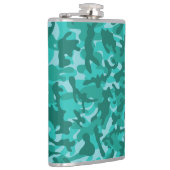 Blauw Perzisch Camouflage Heupfles (Rechts)