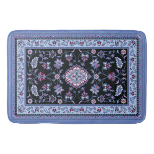 Blauw Perzisch tapijt Badmat