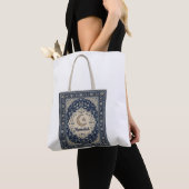 Blauw Perzisch tapijt met Mashallah tekst. Tote Bag (Dichtbij)