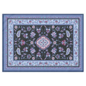 Blauw perzisch tapijtmedium tafelkleed (Voorkant (Horizontaal))