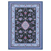 Blauw perzisch tapijtmedium tafelkleed (Voorkant)