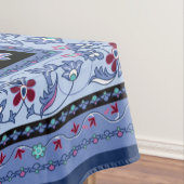 Blauw perzisch tapijtmedium tafelkleed (Voorbeeld)