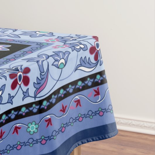 Blauw perzisch tapijtmedium tafelkleed (Voorbeeld)