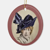  blauw Pet keramisch Ornament (Links)